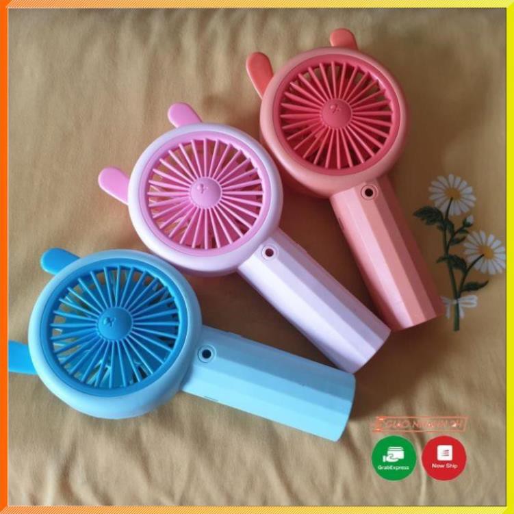 Quạt phun sương mini tích điện cầm tay , Quạt Mini Tích Điện Phun Hơi Nước Tạo Ẩm - Hàng loại 1 | BigBuy360 - bigbuy360.vn