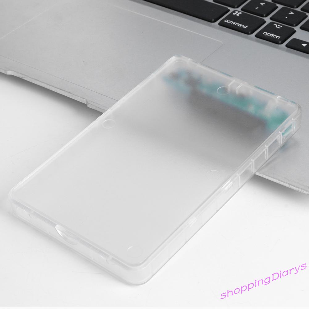 ✤Sh✤ 2.5 inch HDD SSD Case Transparent SATA III to USB 3.0 Hard Disk Enclosure