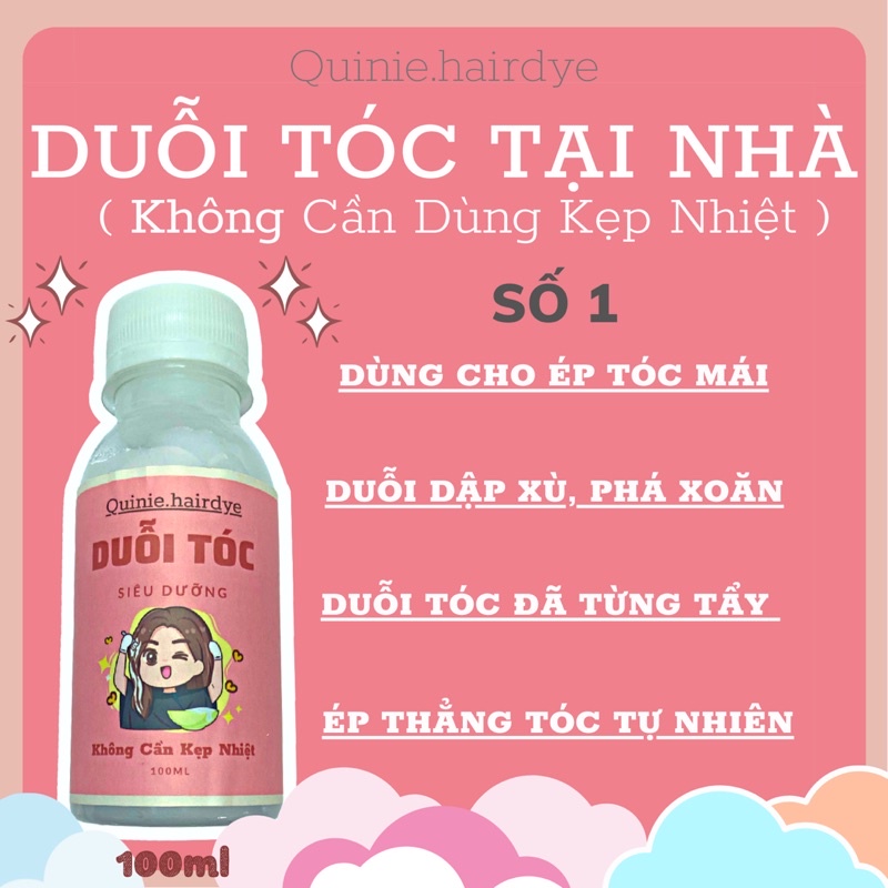 DUỖI TÓC TẠI NHÀ KHÔNG CẦN KẸP NHIỆT SIÊU DƯỠNG