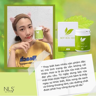 [CHÍNH HÃNG] BỘT RỬA MẶT THẢO DƯỢC NGỌC LINH SÂM MẪU MỚI