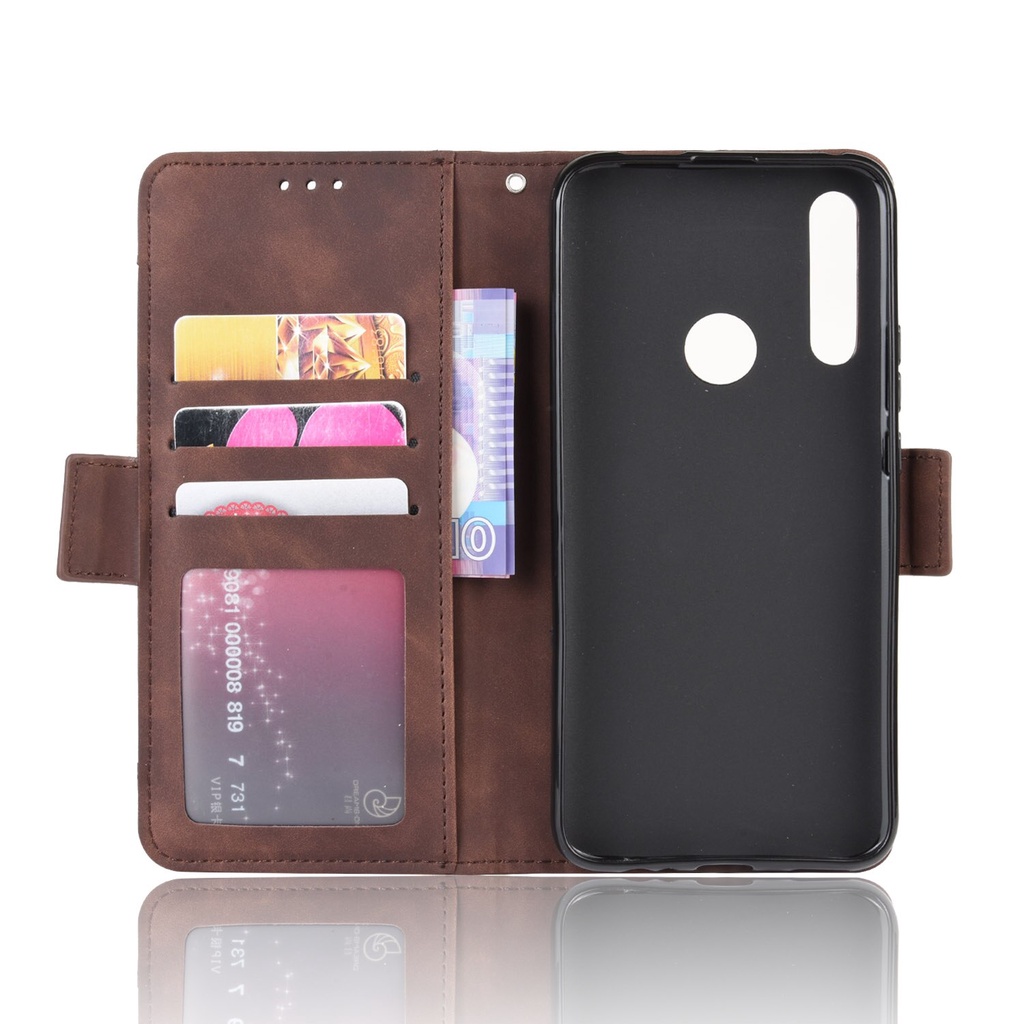 Huawei P Smart Z Case Wallet Flip Feel Skin Leather Phone Cover  Huawei P Smart Z STK-LX1 with Separate Card Slot