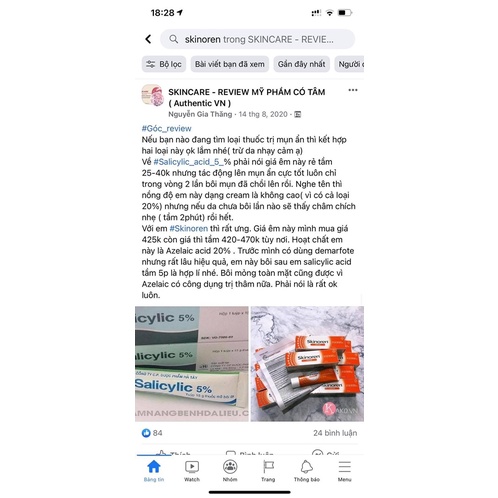 Kem/Gel Skinoren giảm thâm mụn, gom cồi mụn | BigBuy360 - bigbuy360.vn