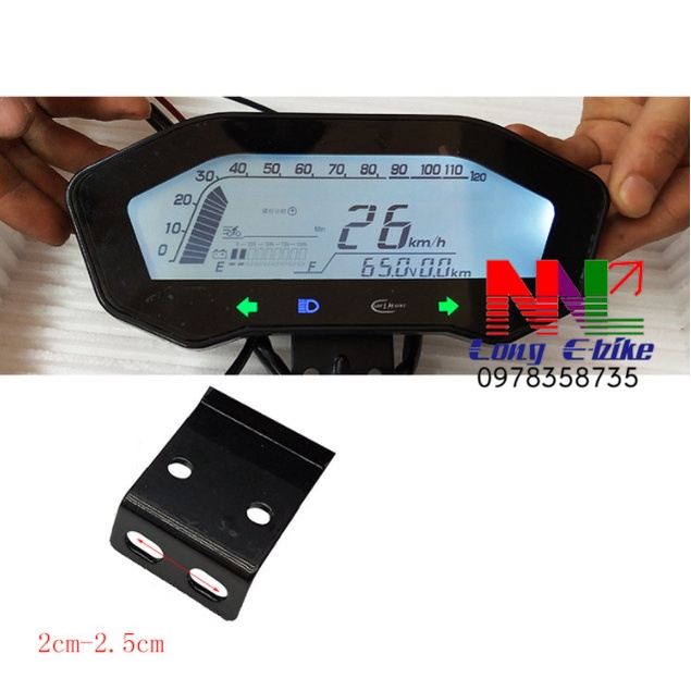Đồng hồ xe điện MSX màn LCD 48-120V