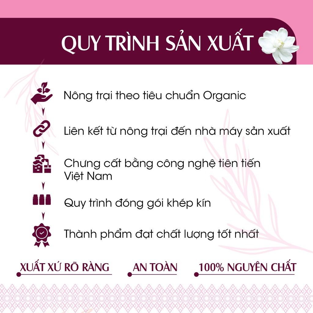 Tinh dầu Hoa Anh Đào 24Care 100ml - xông phòng thơm, làm đẹp da, giảm bạc tóc, giảm thiểu lão hóa