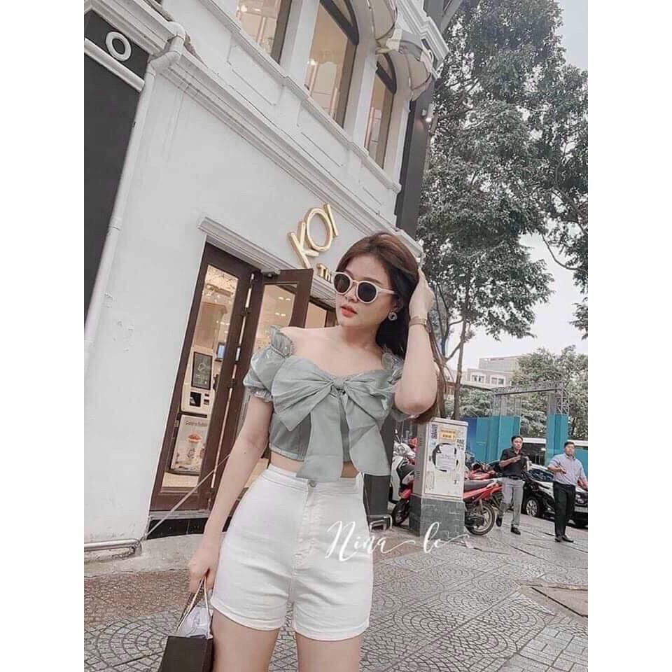 Quần short nữ kaki cạp cao siêu co giãn size nhỏ từ 40kg - 55kg - KKSHOPFASHION