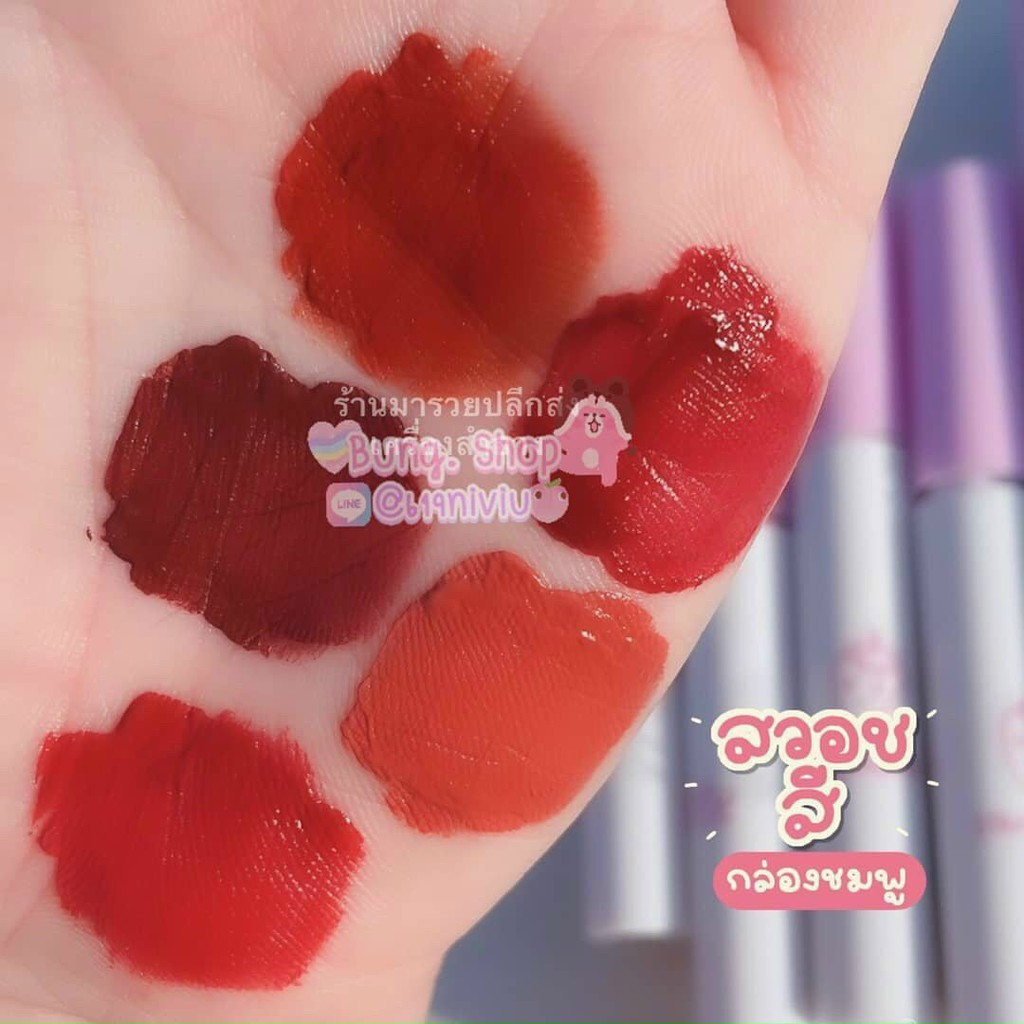 Set 5 Son Kem KTE FLUFFY MATTE LIP GLAZE Tone Màu Siêu Xinh