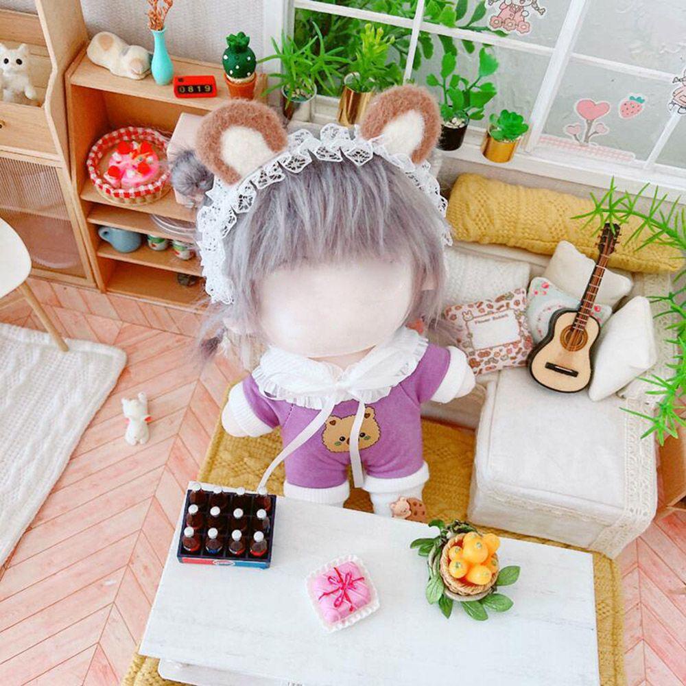 Búp Bê Nhồi Bông 20cm Mặc Quần Áo Xinh Xắn