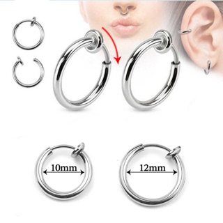 Bông tai inox không cần bấm lỗ
