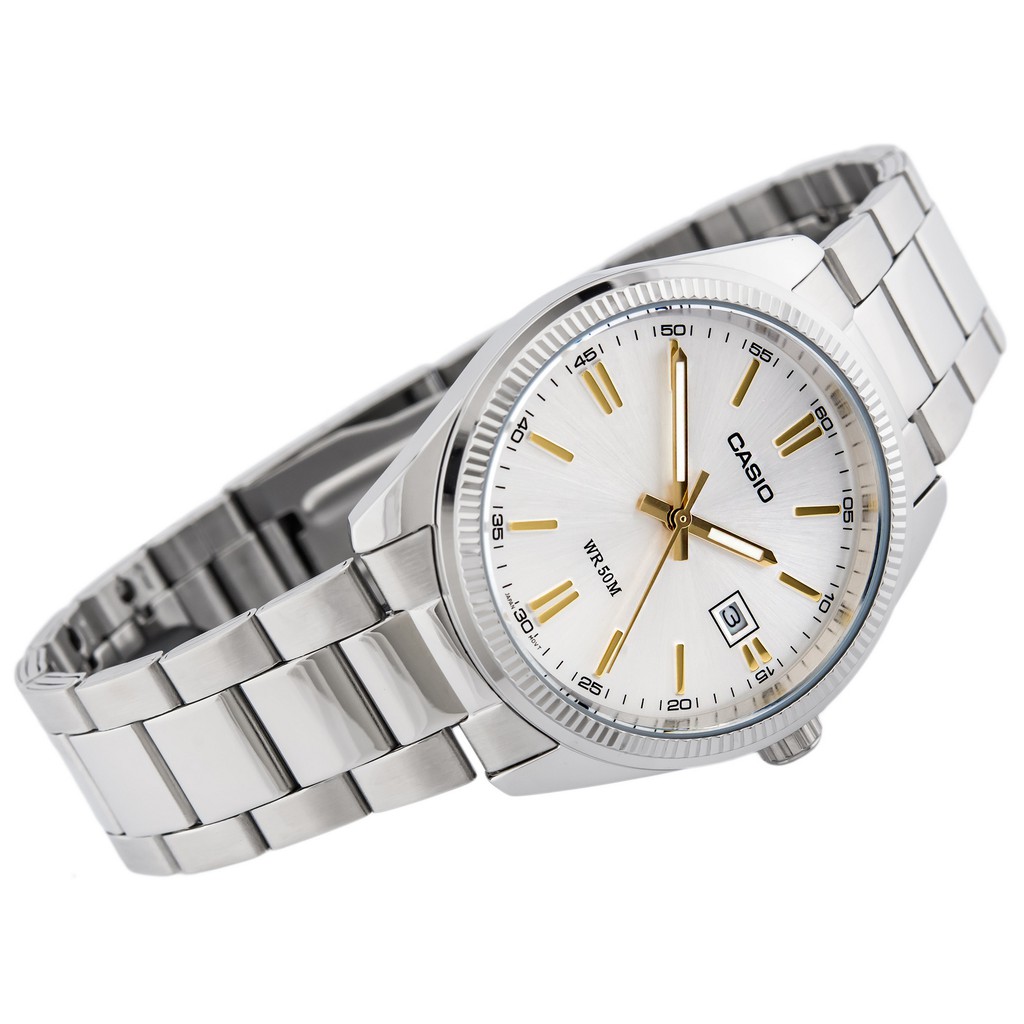 Đồng hồ nam dây kim loại Casio chính hãng Anh Khuê MTP-1302D-7A2VDF (38mm)