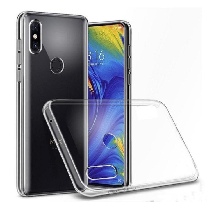 [BH 1 ĐỔI 1] Ốp lưng silicon dẻo trong suốt cho Xiaomi Mi Mix 3 mỏng 0.6mm chính hãng Ultra Thin