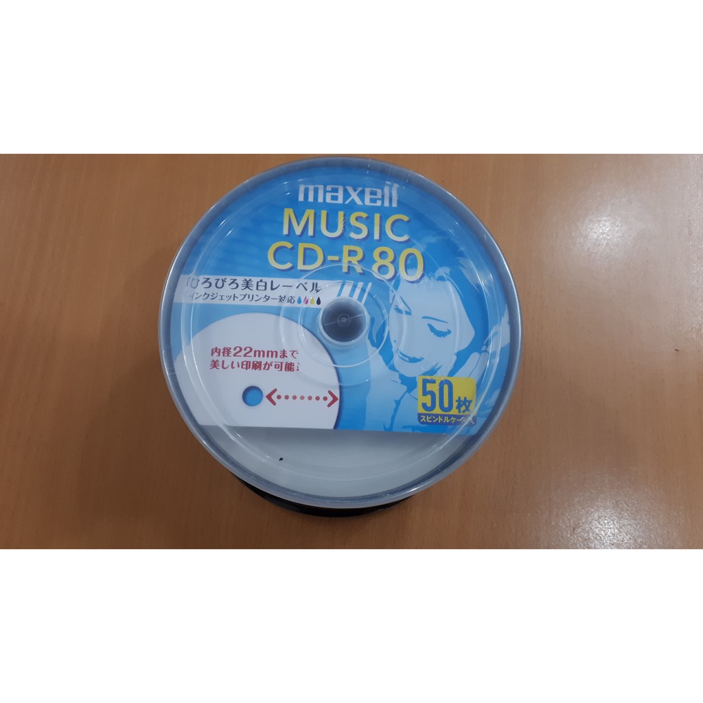 Phôi CD MAXELL chuyên ghi CD chất lượng cao nội địa Nhật Bản