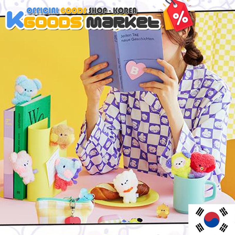 Nam châm hình búp bê LINE FRIENDS chủ đề BT21 Minini