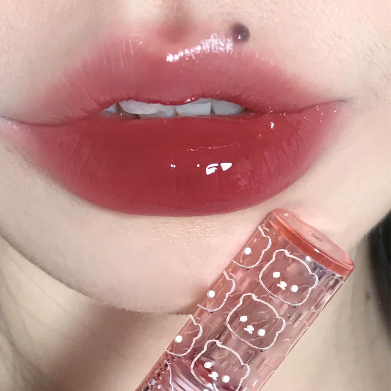 (Hàng Mới Về) Son Bóng Oulesong Màu Nude Nhạt Mềm Mượt Nuôi Dưỡng Môi Chống Thấm Nước 6 màu
