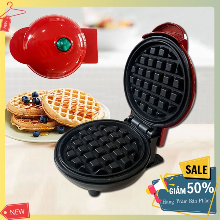 Máy làm bánh tổ ong, bánh quế, waffle Mini