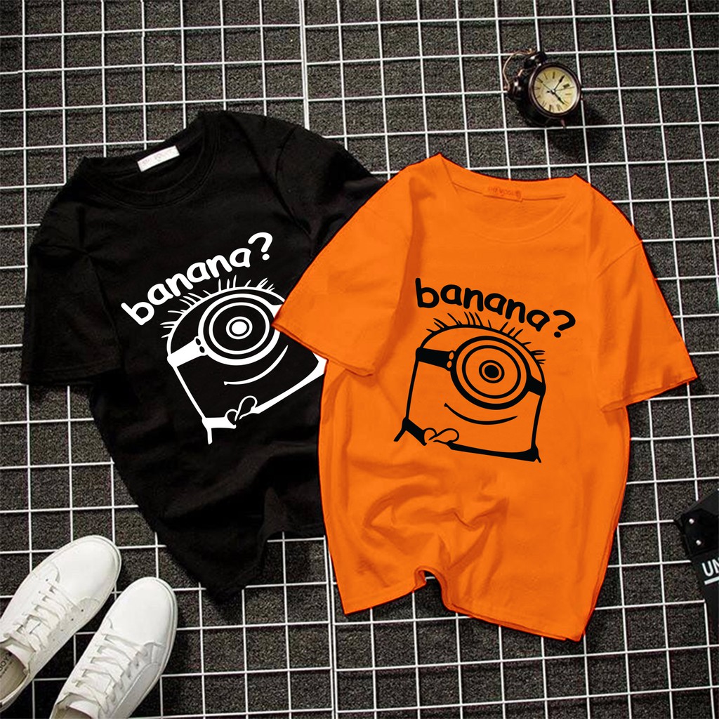 Áo Phông Unisex Dễ Thương (Áo Màu Cam)