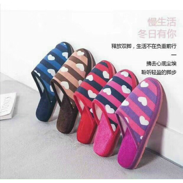 Dép Nam, nữ đi mùa đông giữ ấm chân nhiều màu freesize