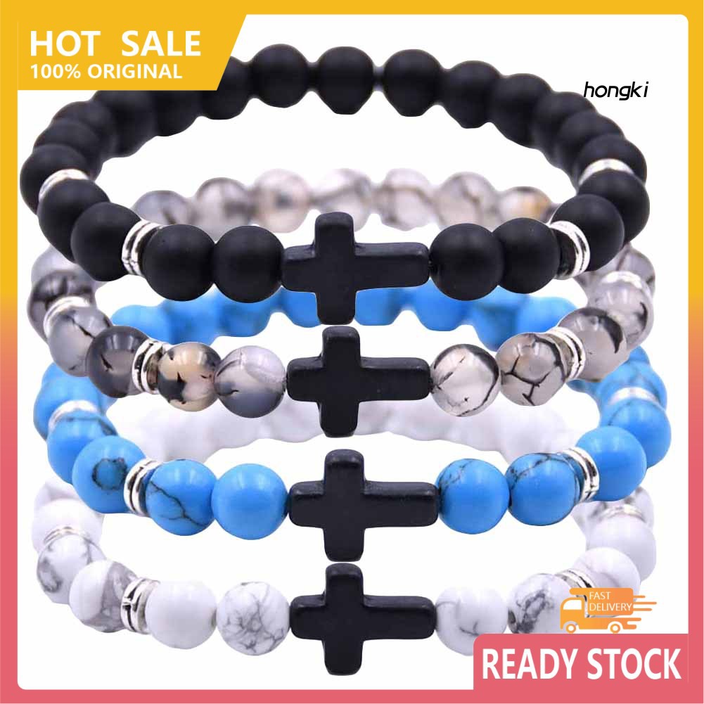 Vòng Tay Chuỗi Hạt 6 Màu Thời Trang Cho Nam Và Nữ