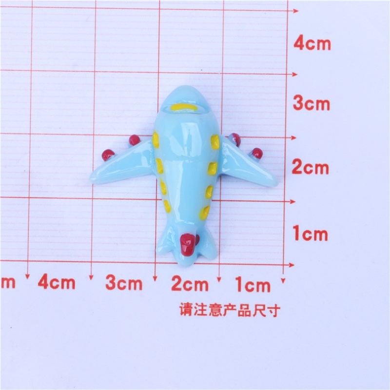 Set 10 Kẹp Tóc Resin Mini Hình Máy Bay Cho Điện Thoại Di Động DIY [Còn Hàng]