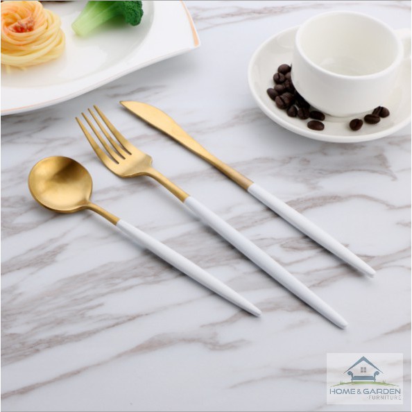 Bộ 3 muỗng nĩa dao Beefsteak cao cấp - Home and Garden