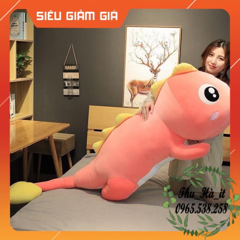 SIÊU SALE_ Gấu Bông Khủng Long Mắt lồi cao cấp hàng co giãn 4 chiều kích thước 1m7 mầu Hồng -HÀNG CAO CẤP