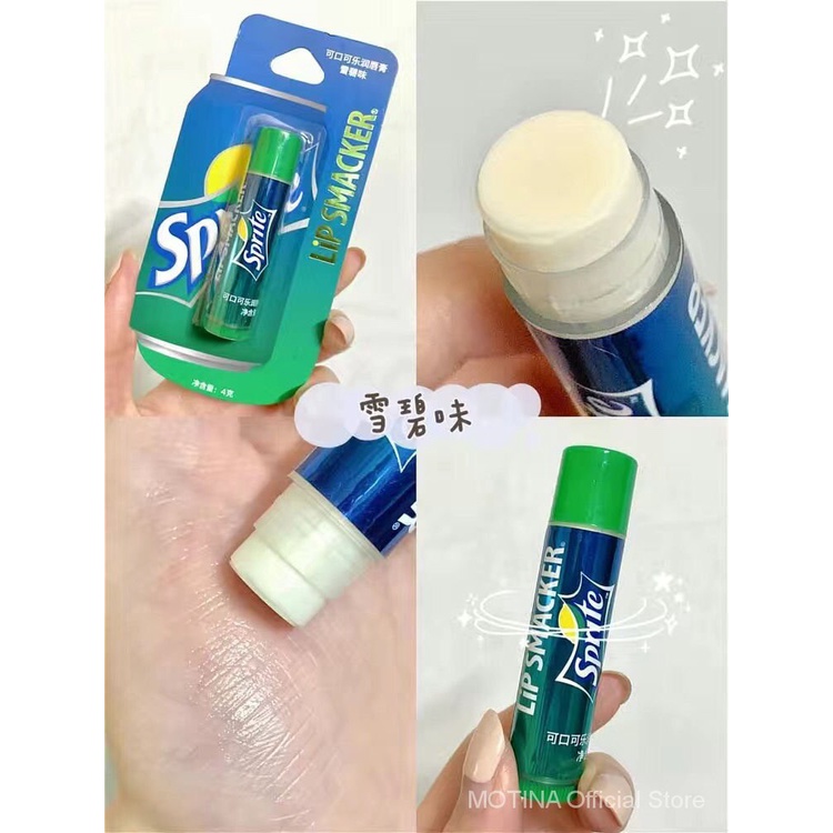 Son dưỡng môi hình lon coca cola dưỡng môi nứt nẻ