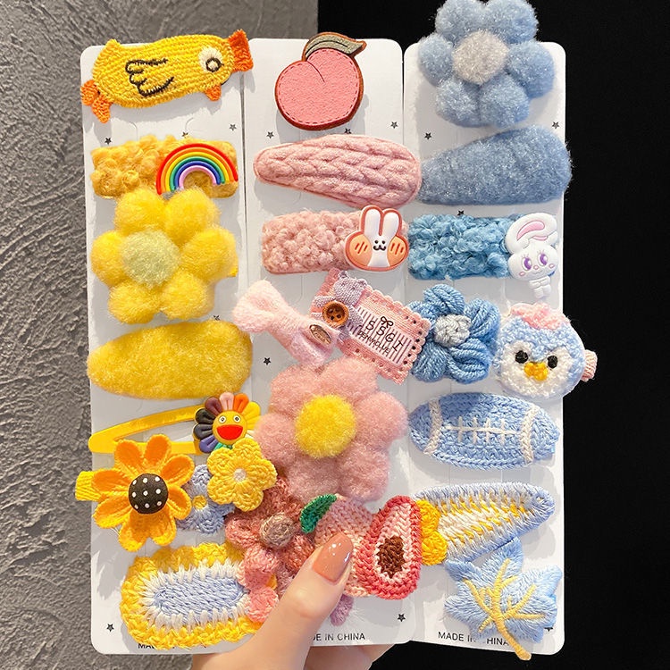 Kẹp Tóc Lông Nhung Kiểu Nhật Dễ Thương Xinh Xắn Dành Cho Nữ 2022