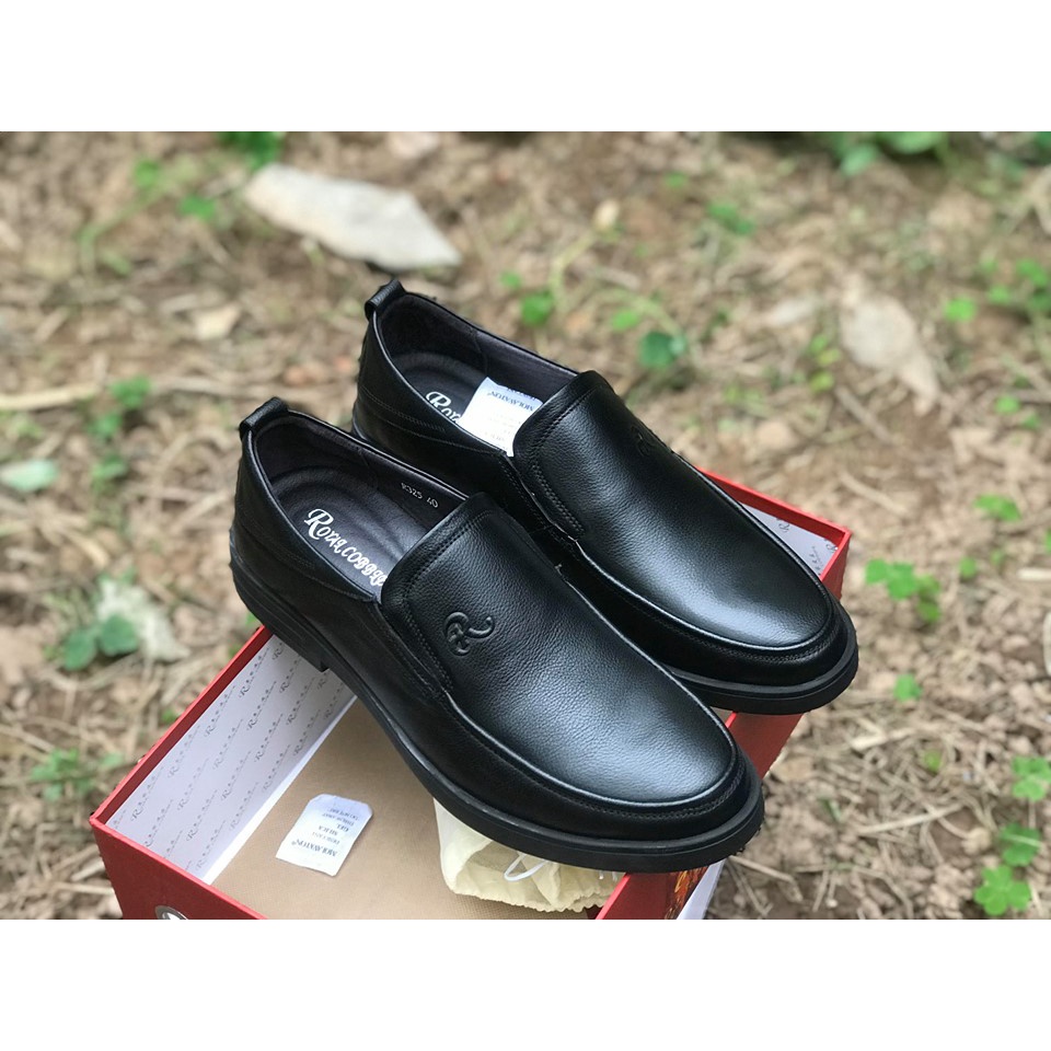 Giày da nam Royal Cobbler R325 siêu êm, siêu mềm, bền bỉ và nam tính (38-42) màu đen