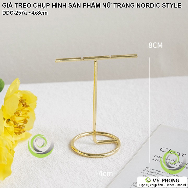 GIÁ TREO TẠO KIỂU CHỤP HÌNH SẢN PHẨM NỮ TRANG PHONG CÁCH BẮC ÂU GIÁ ĐỠ ĐẠO CỤ CHỤP ẢNH INS DDC-257