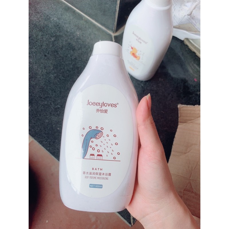 Sữa tắm JOEEYLOVES  dưỡng ẩm Hương nước hoa nội địa Trung 500ml G20shop