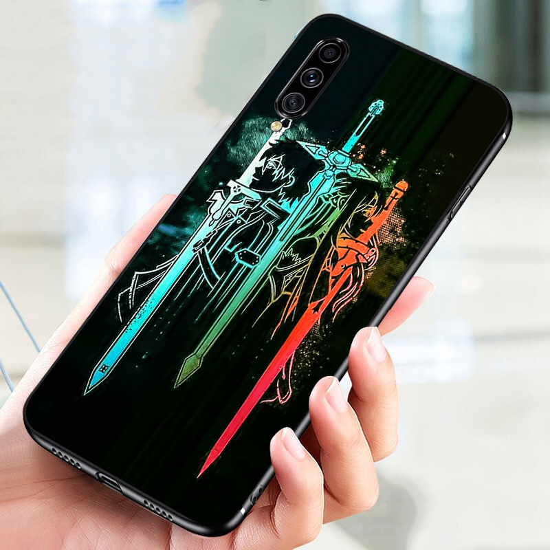 Ốp Điện Thoại Mềm Hình Sword Art Online Cho Samsung Note 10 S7 Edge S10 A10s A20s A30s A40s A50s A70s Lite Mp159