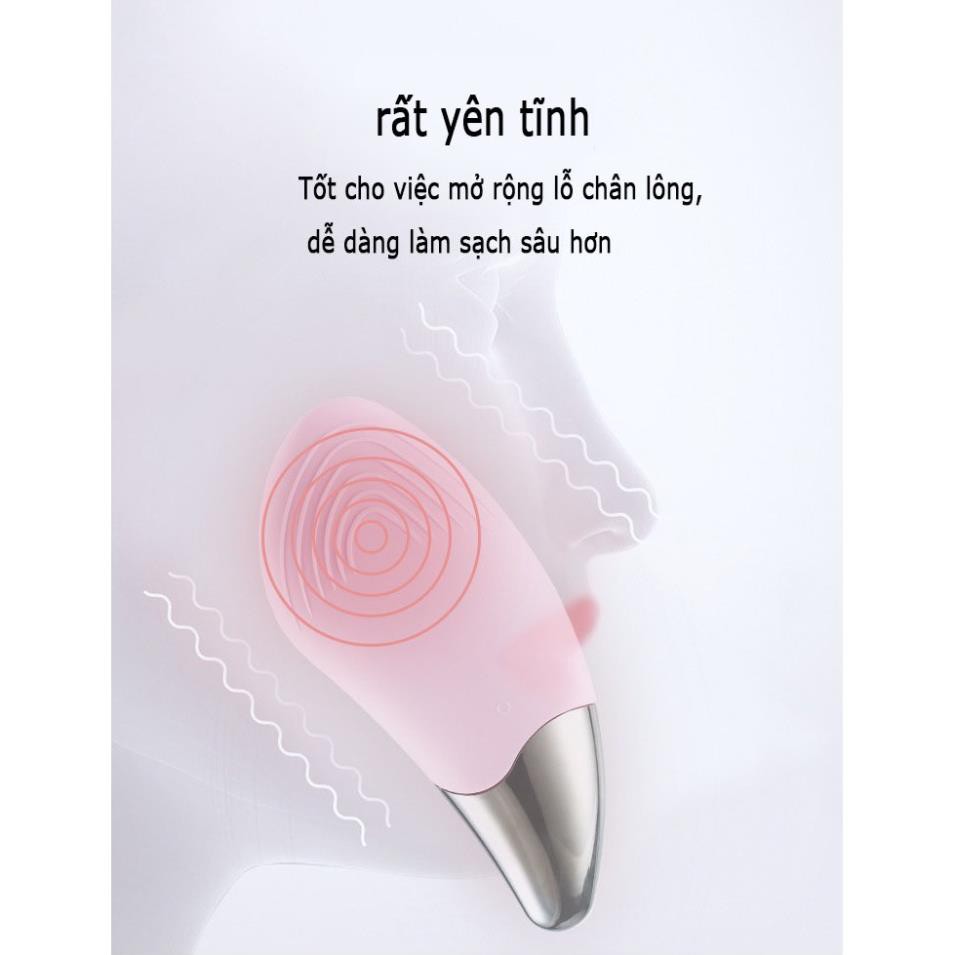 Máy rửa mặt mát xa mini cầm tay cho nam và nữ, dùng kèm sữa rửa mặt, loại bỏ chất nhờn, bụi bẩn, tế bào chết janna.shop3