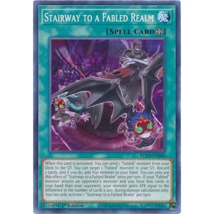 Thẻ bài Yugioh - TCG - Stairway to a Fabled Realm / BLVO-EN060'