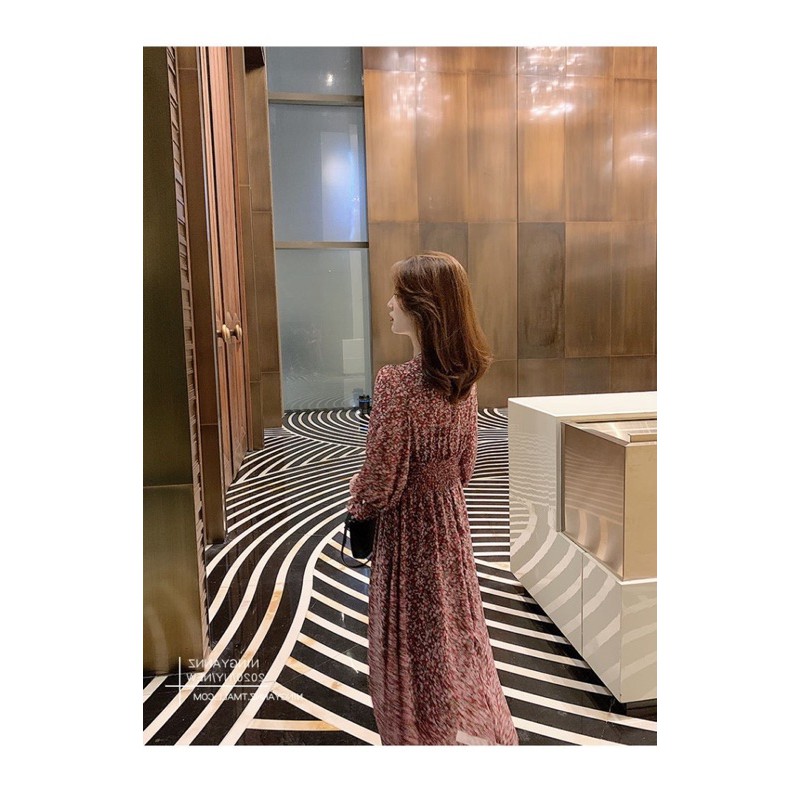 Đầm Hoa Nhí Maxi Nhún Bụng Siêu Xinh MS806