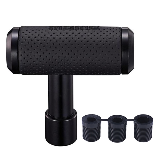 Momo Núm Gạt Cần Số Bằng Da Hình Chữ T Thông Dụng Cho Xe Hơi