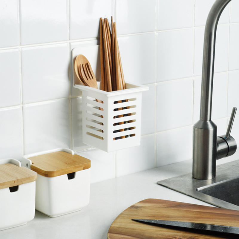 Giá Đỡ Muỗng Đũa Gắn Tường Tháo Rời Được Tiện Lợi Dành Cho Nhà Bếp