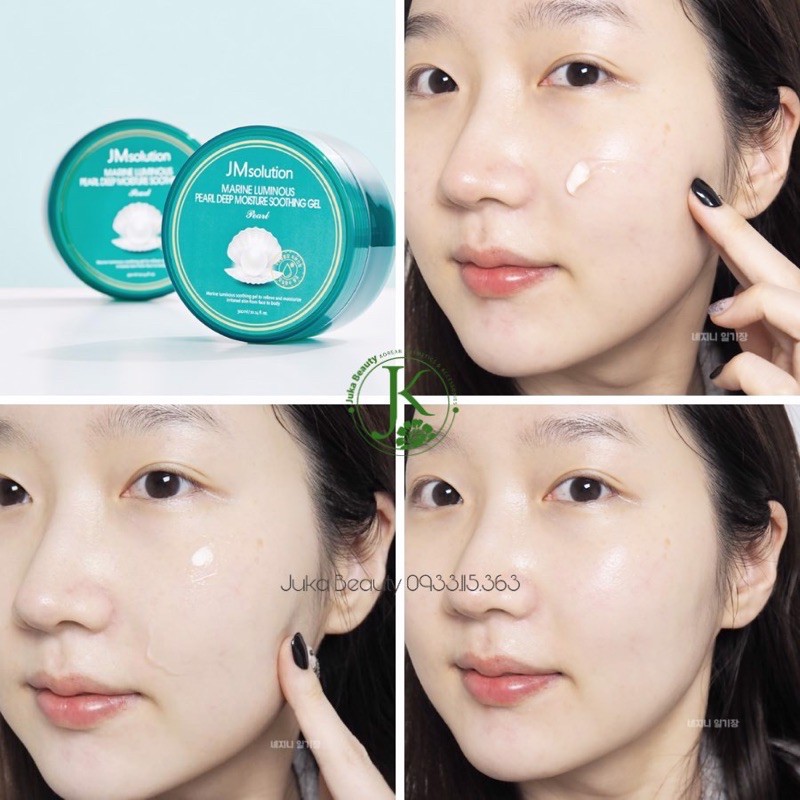 [FREE SHIP] Gel dưỡng ẩm ngọc trai JM Solution