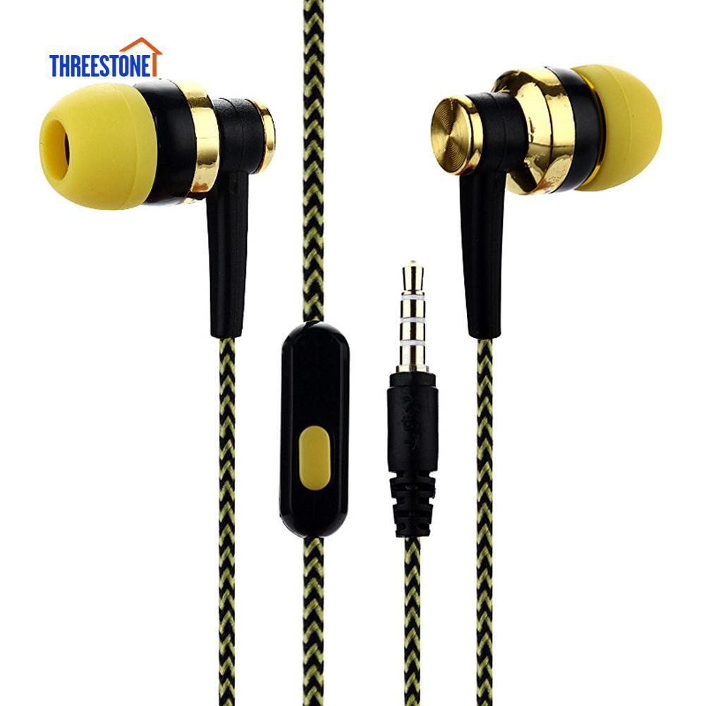 Mobile Tai Nghe Nhét Tai Dây Bện Chất Lượng Cao