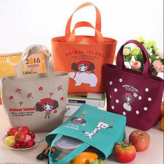Túi giữ nhiệt Animal Island tiện dụng cute