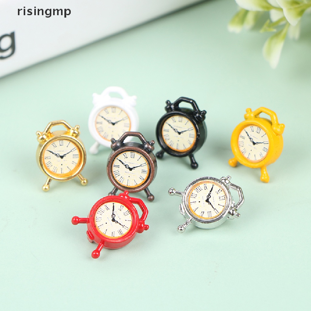 1 Đồng Hồ Báo Thức Tỉ Lệ 1: 12 Trang Trí Nhà Búp Bê ♨Hot