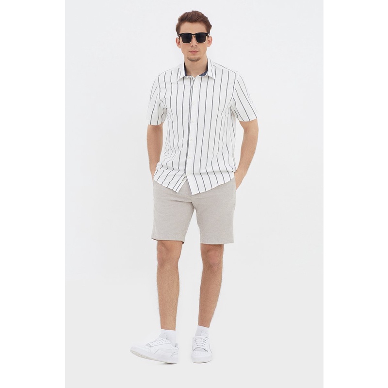 Áo sơ mi tay ngắn , thời thượng, lịch lãm, chỉn chu John Henry - WS21SS57C-SC