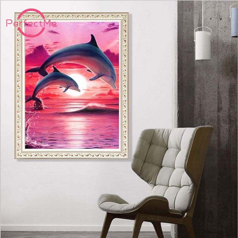 Tranh Đính Đá 5D Tự Làm Hình Người Lớn 30x40cm Kèm Phụ Kiện