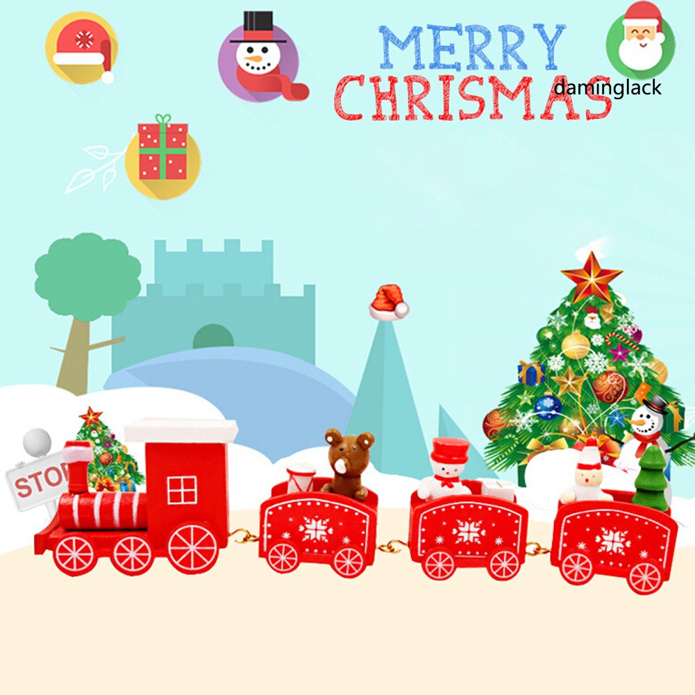 Mô hình xe lửa trang trí Giáng Sinh