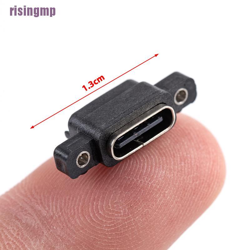 Set 2 đầu kết nối USB 3.1 Type-C 6 chấu dùng tự làm cổng sạc PCB