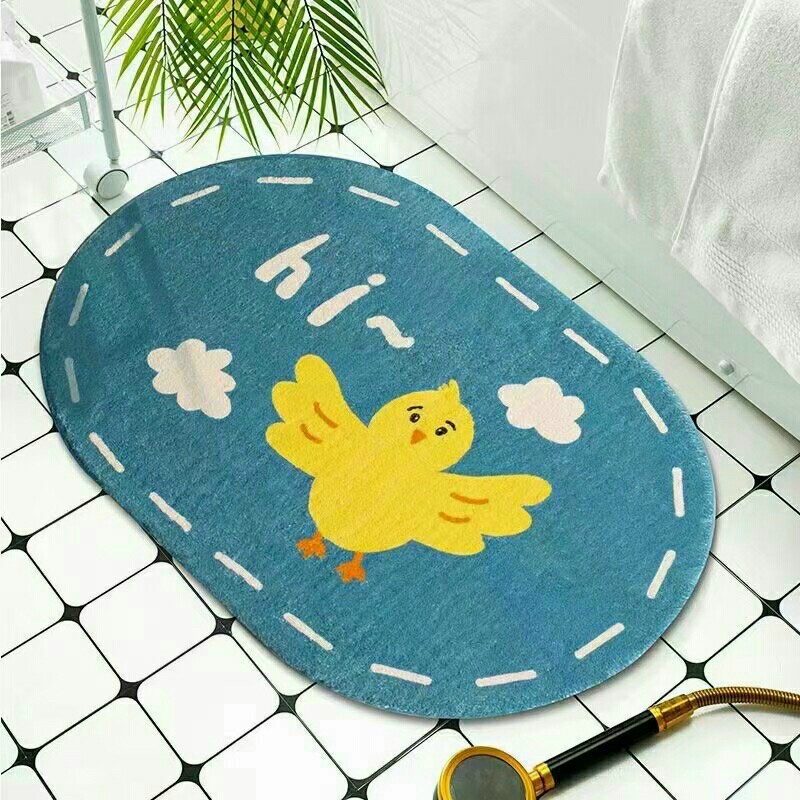 Thảm Lau Chân Lông Cừu Mềm Mịn Siêu Thấm Nước  Kích Thước 40 x60 cm