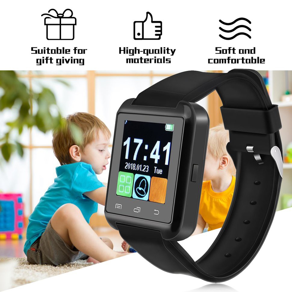 Đồng Hồ Thông Minh Bluetooth Có Khe Cắm Thẻ Camera