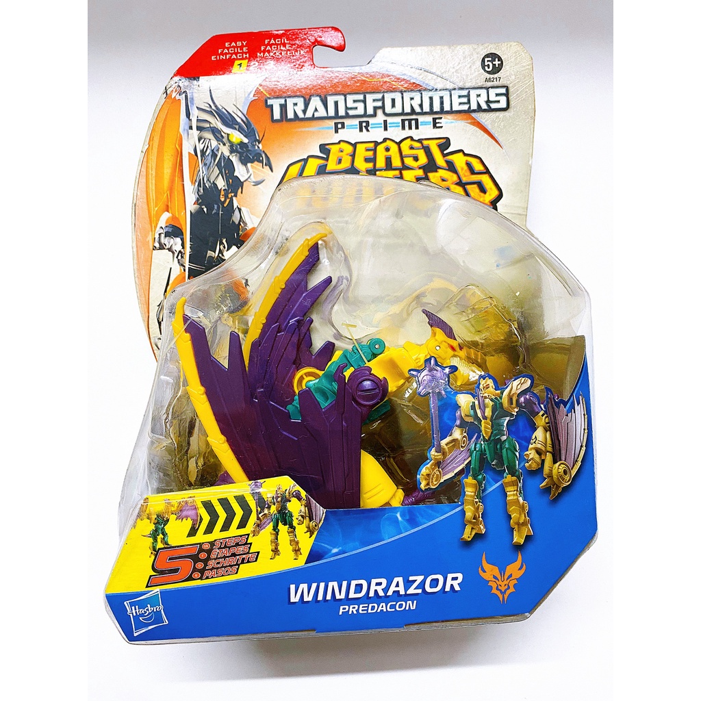 Mô hình Robot Transformers Prime Beast Hunters – Windrazor Predacon - Chính hãng Hasbro