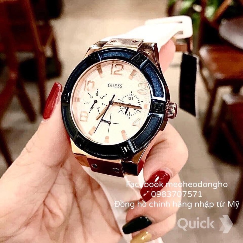 ĐỒNG HỒ NỮ GUE.SS WHITE SPORT FOR SEXY LADY