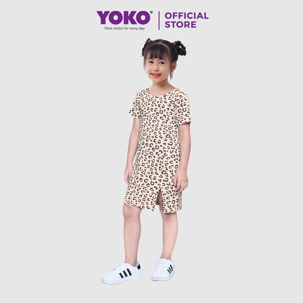 Váy Cotton Bé Gái (1-6 tuổi) Dáng Xòe Đuôi Cá YOKO KID'S FASHION ZA2101G