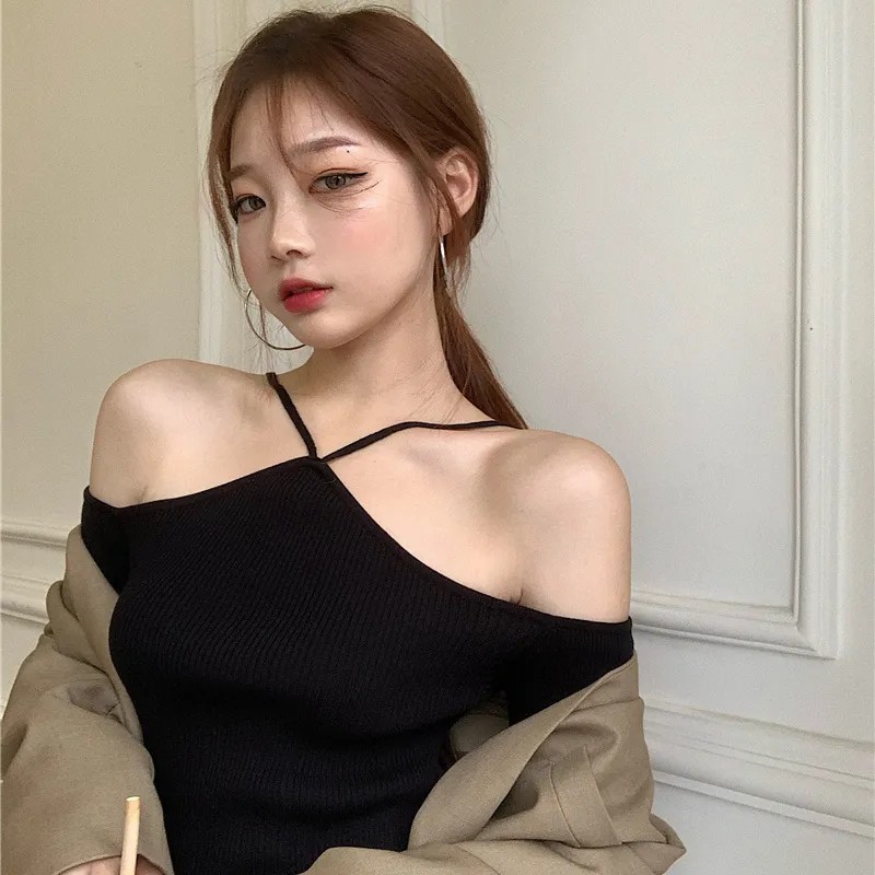 [MURIOKI] Áo Dệt Kim Trễ Vai Thiết Kế Quyến Rũ Cho Phái Nữ