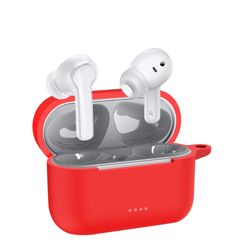 Vỏ bảo vệ hộp sạc tai nghe TOZO NC2 bằng silicon chống sốc chống bụi có thể giặt được